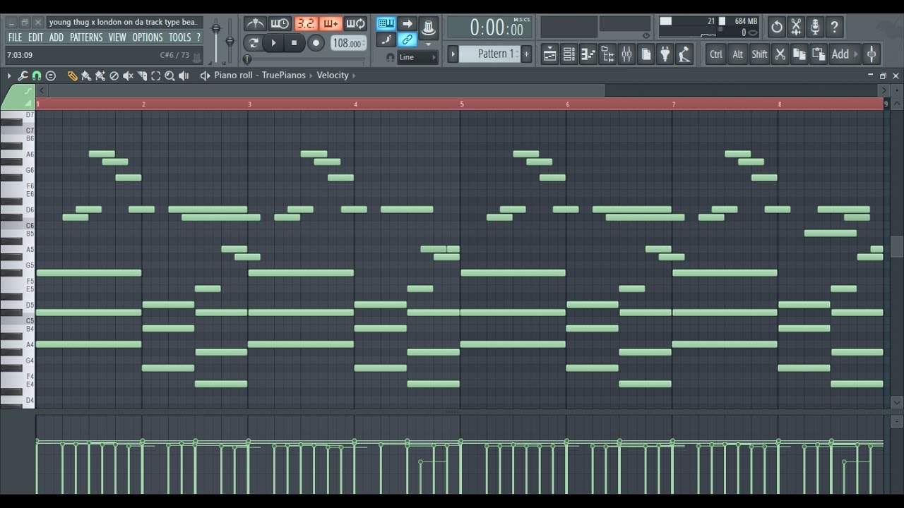 Young Thug X London On Da Track Emotional Type Beat Tutorial | FL Studio 12