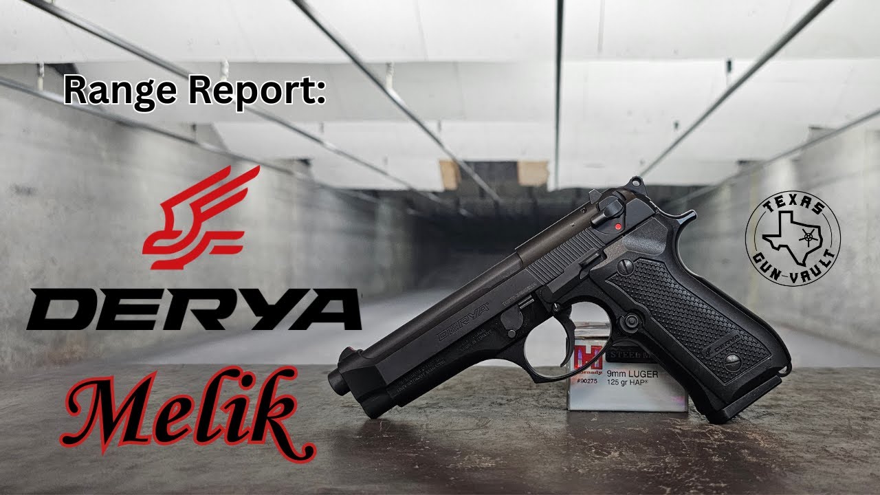 Отчет о стрельбе: Derya Arms Melik (турецкий клон Beretta 92FS / M9)