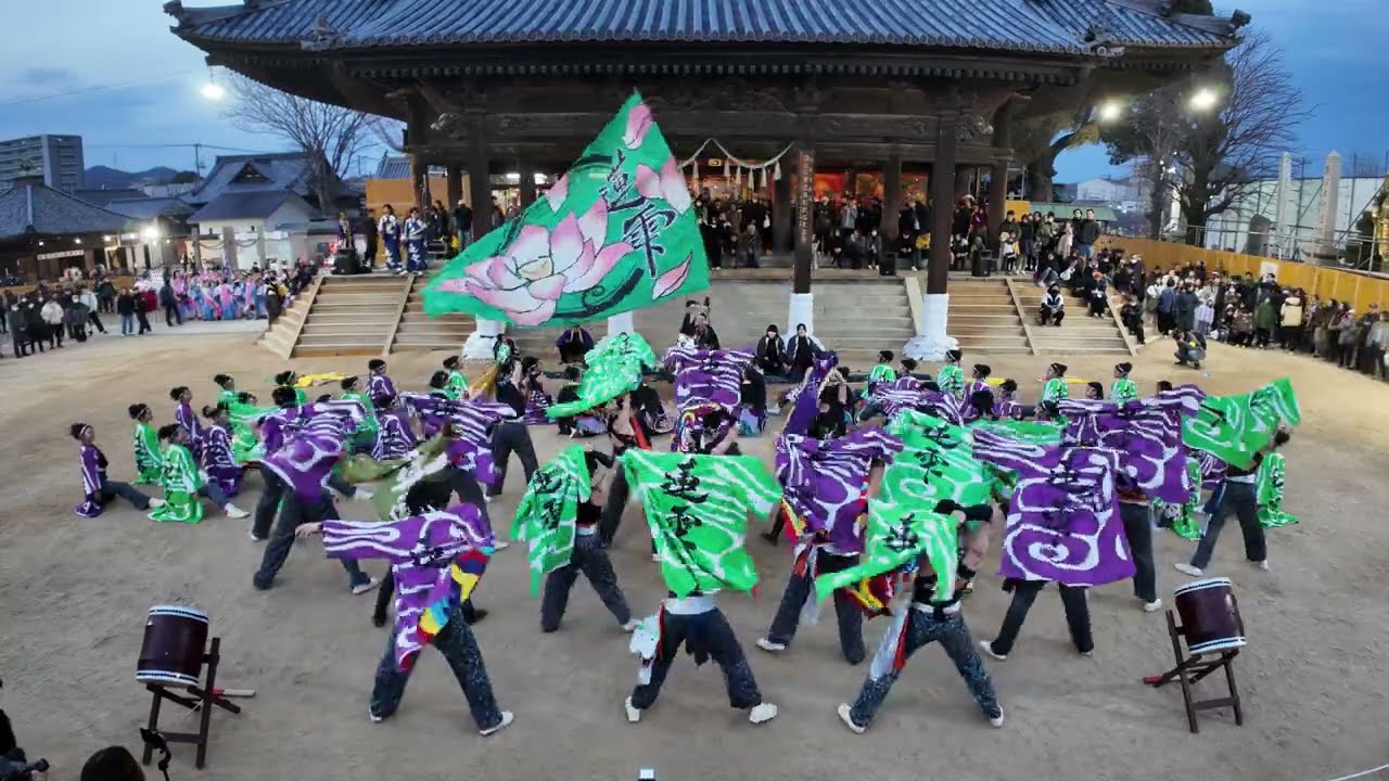 🍑蓮雫　わっしょ西大寺会陽2025年　はだか祭り奉納演舞　