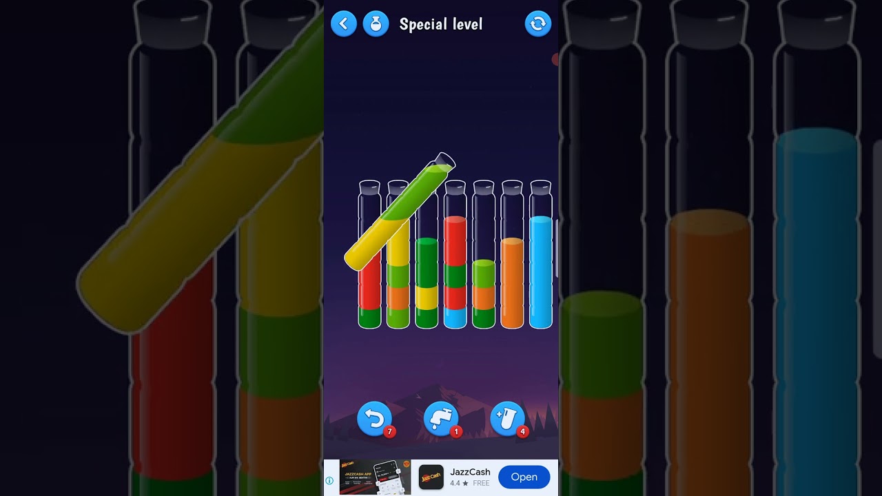 Water Sort Special Level 27 #genius #game #shortvideo #shortsfeed #shorts #short #shortsviral #brain