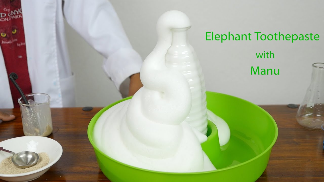 Science it with Manu - Elephant Toothpaste