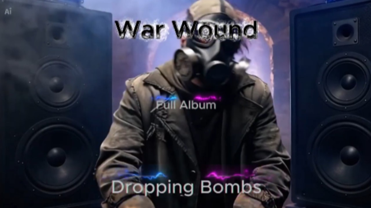 War Wound- (full album)Dropping Bombs! Aggressive heavy metal combat battle music Industrial metal.