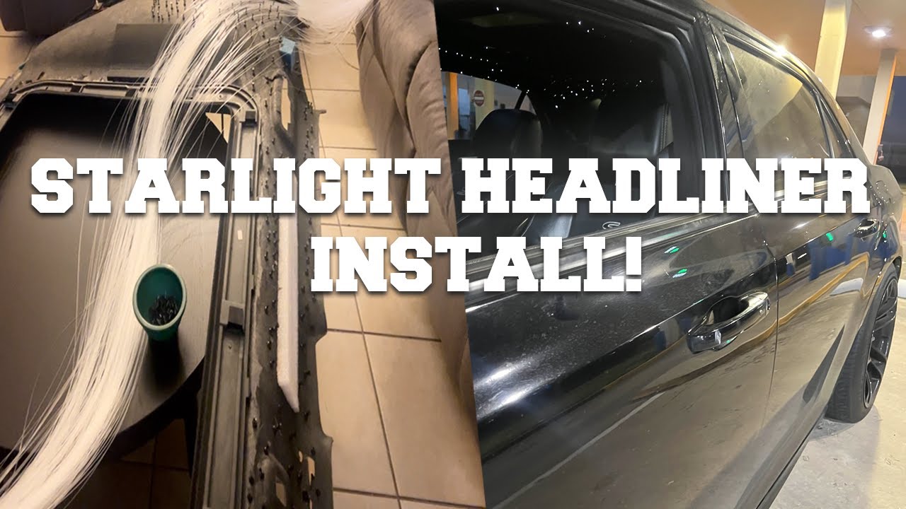 УСТАНОВКА ПОТОЛОЧНОЙ ОБИВКИ STARLIGHTS В МОЙ CHRYSLER 300