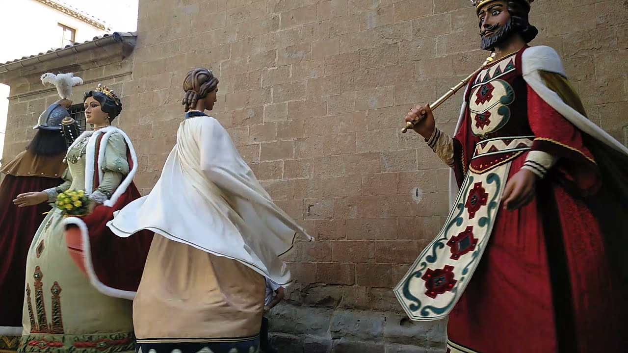 Pasdobles dels Gegants de Solsona a l'entrada de les autoritats - Festa Major de Solsona 2021