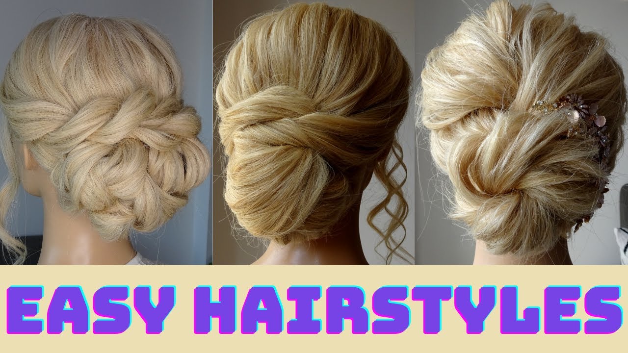 EASY Wedding updos - quick hairstyles