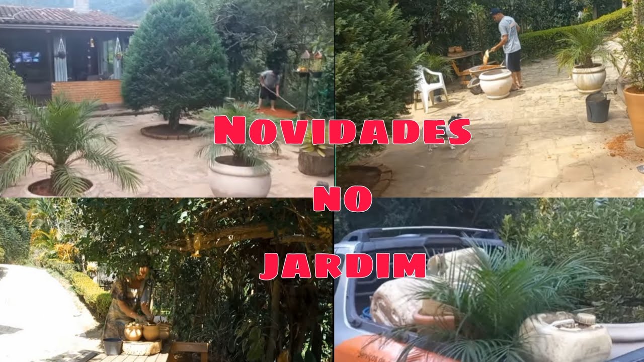 Compramos vasos e plantas/meu novo jardim/deu treta🤣