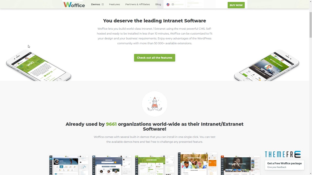 Woffice - Intranet/Extranet WordPress Theme      Elsdon Theo
