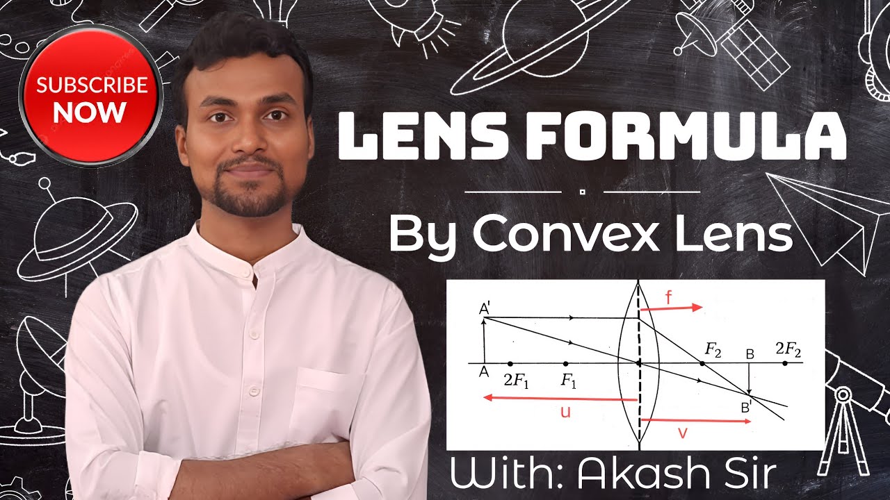 RO | Lens Formula Derivation by using Convex Lens | Ray Optics | #asdphysics