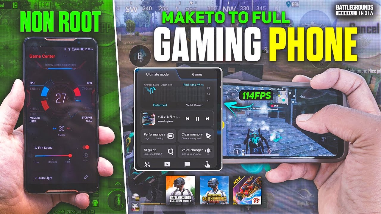 Pt-2 [NO ROOT] Convert Any Phone into a GAMING PHONE - Increase Performance and Fix Lag in all games