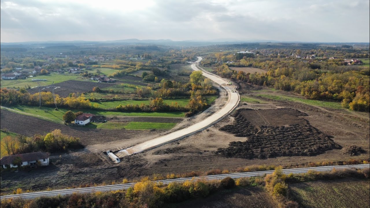 Izgradnja zeleznicke pruge Krak Lapovo-Kragujevac - Sobovica Majnd park