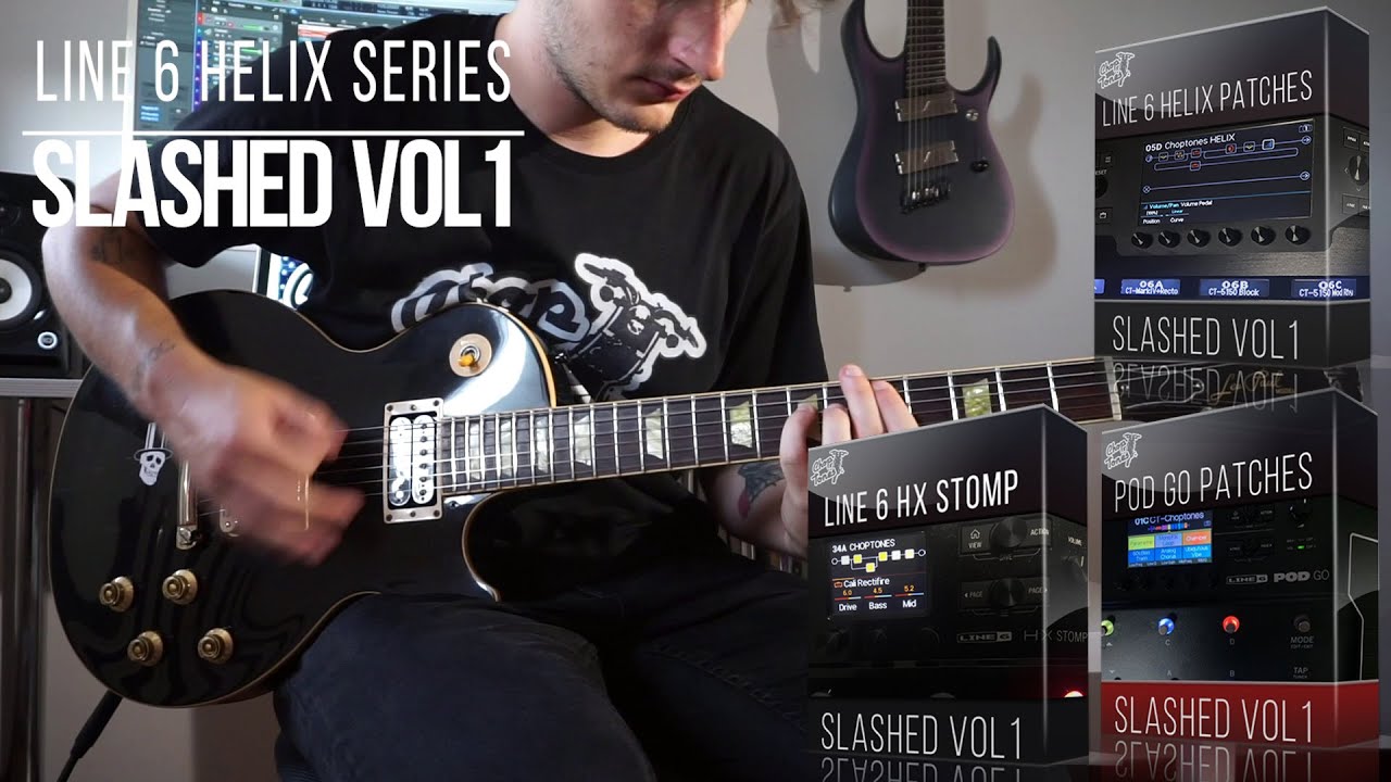 Line 6 Helix / HX Stomp / POD Go Patches | Slashed vol1 | Guns N' Roses Medley - Cover (Slash Tone)
