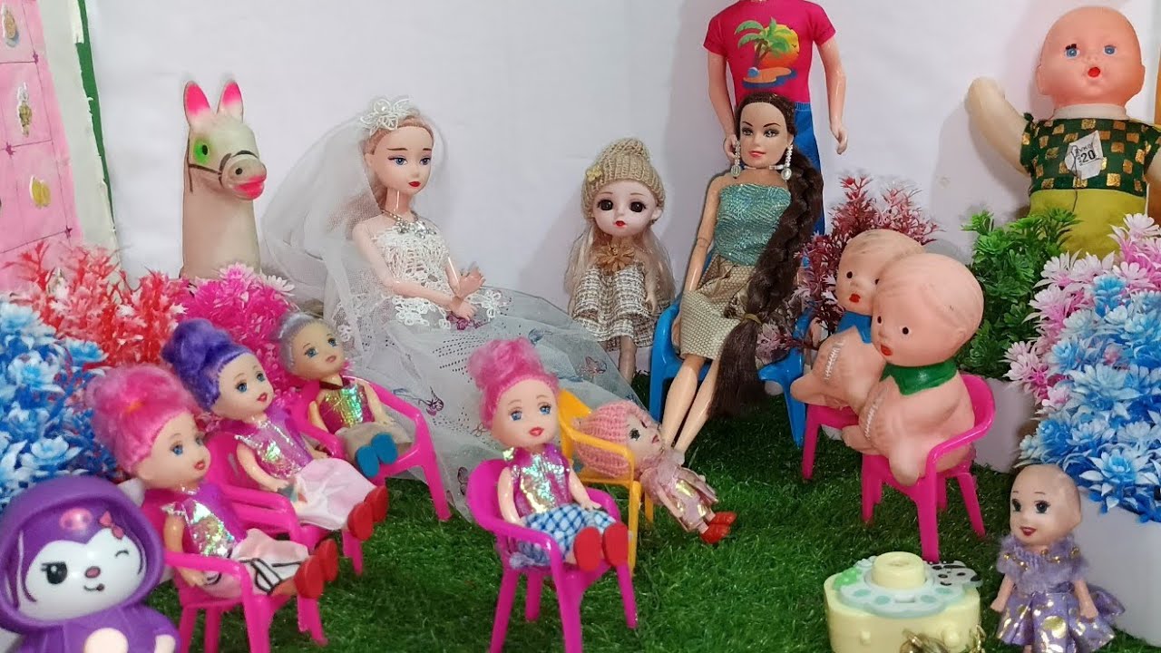 Chinky minky Kahani part 90|Barbie doll All day routine video| चिंकी मिंकी कहानी भाग|90