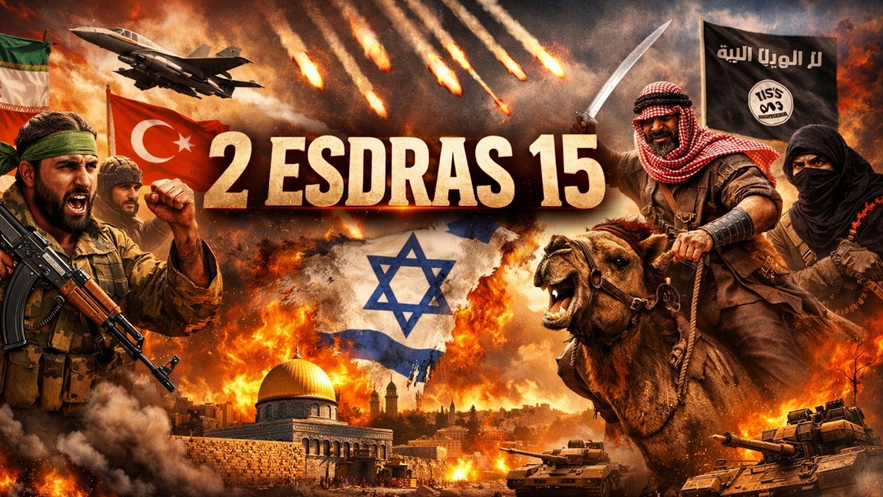 Islamic Alliance (Dragons of Arabia) vs. Synagogue of Satan - 2 Esdras 15 - 1611 KJV Prophecy