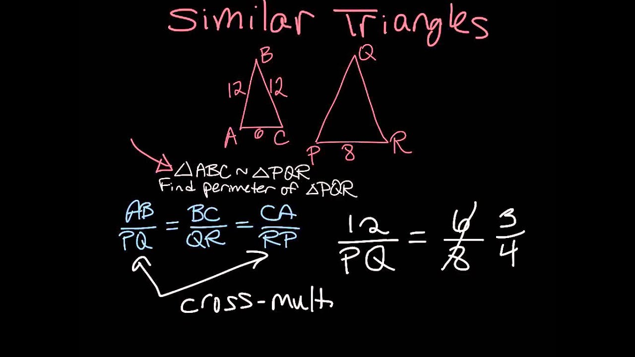 Perimeters of Similar Triangles