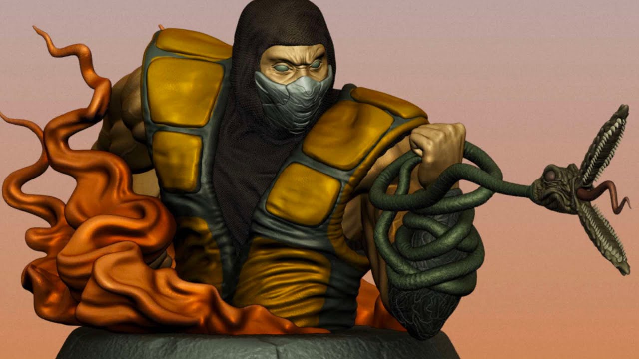 Nomad Sculpt: Mortal Kombat Scorpion