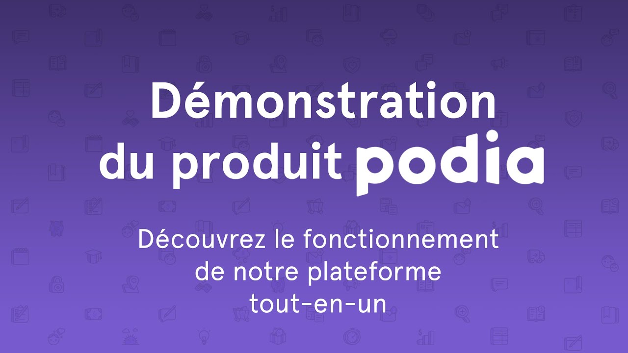 Démonstration du produit Podia