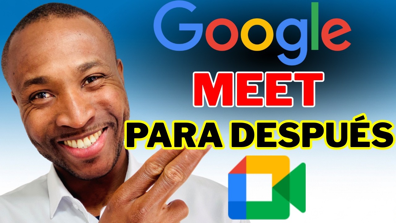 C&oacute;mo Crear Una Reuni&oacute;n En Google Meet Para Otro Dia - FUNCIONA 👉2025