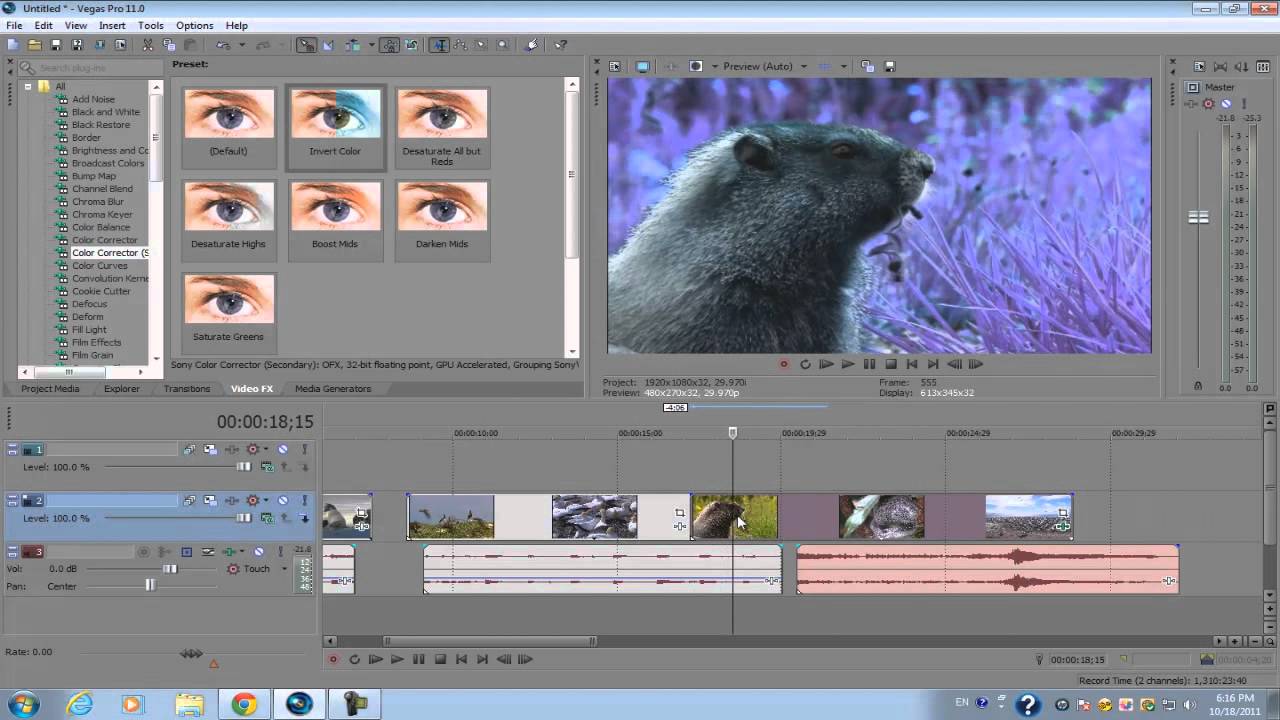 Sony Vegas Pro 11: Beginners Tutorial