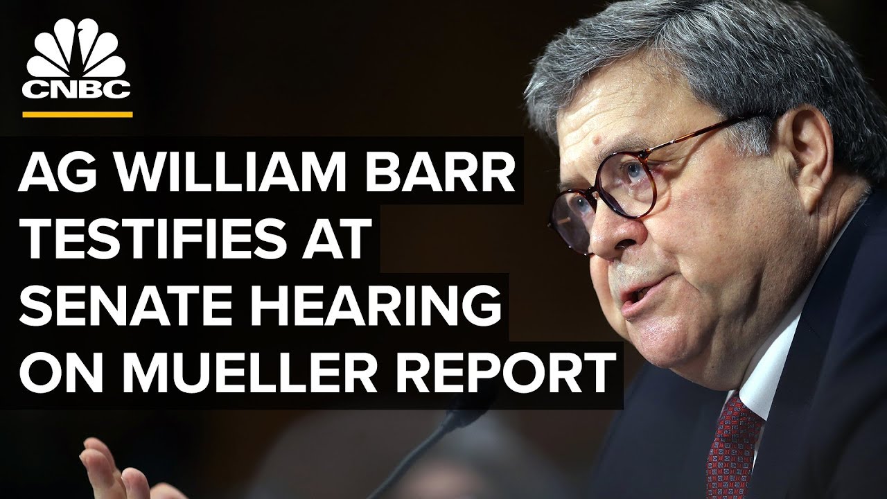 Attorney General William Barr at Senate hearing on Mueller report -- May 1, 2019
