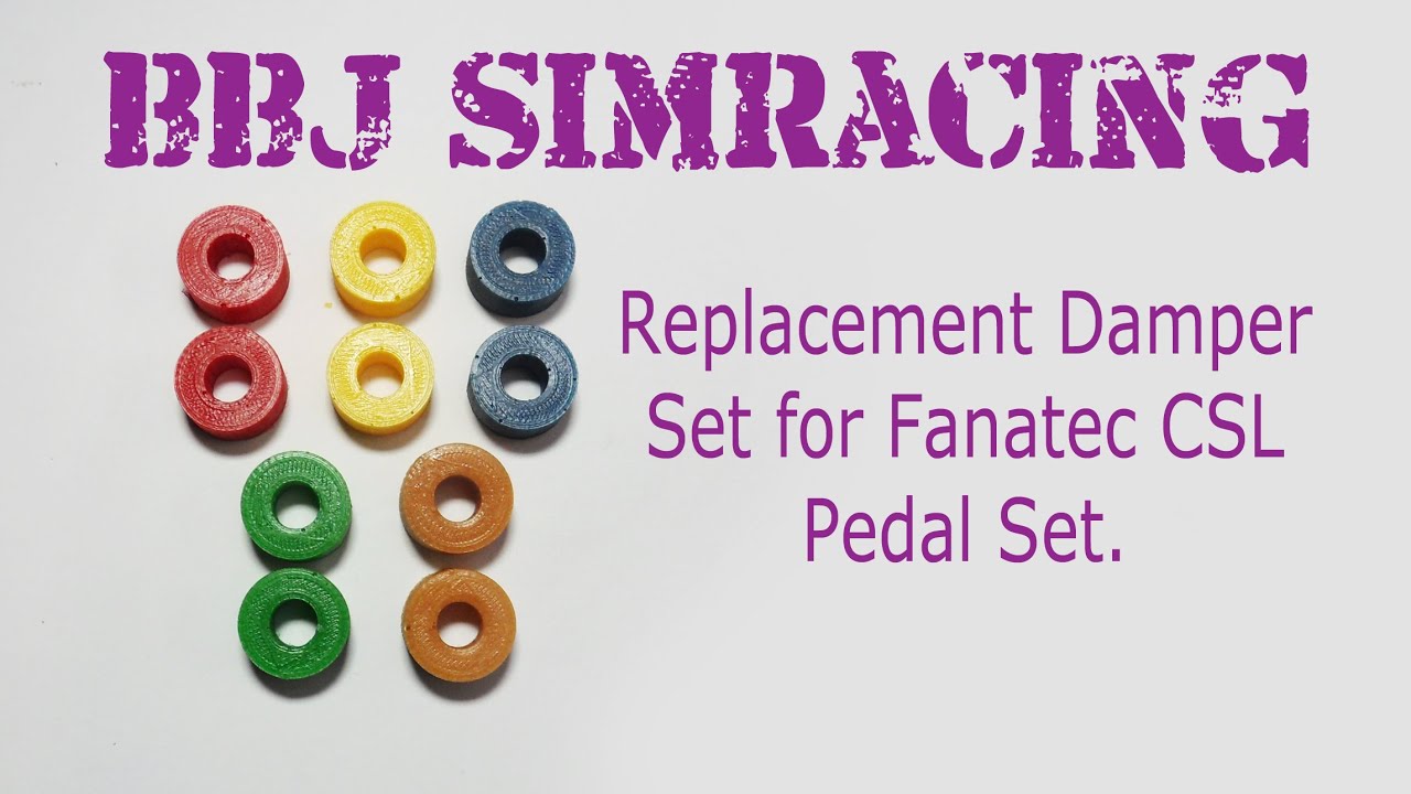 BBJ SimRacing Replacement Damper Set for Fanatec CSL Elite Pedals