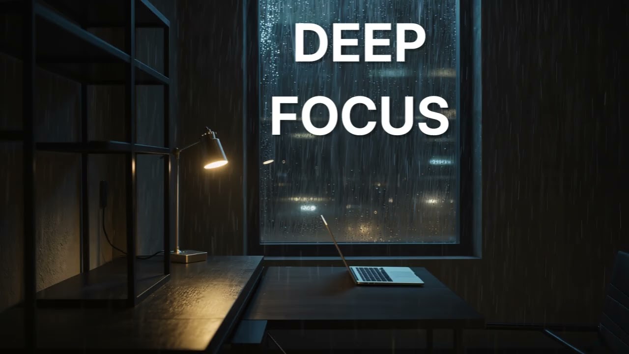 Rainy Night LoFi 🌧️ Deep Focus Music | Study, Work & Coding