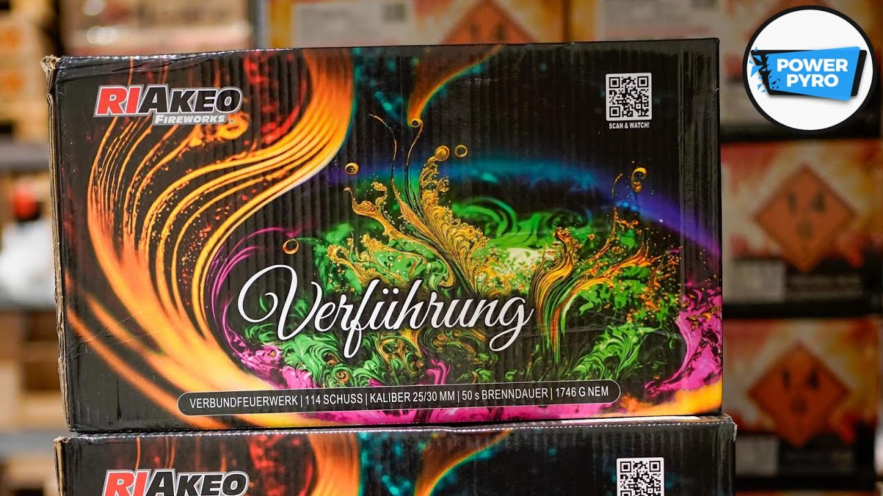VERFÜHRUNG - RÖDER FEUERWERK NEUHEIT 2023 | RIAKEO | SILVESTER VERBUNDFEUERWERK