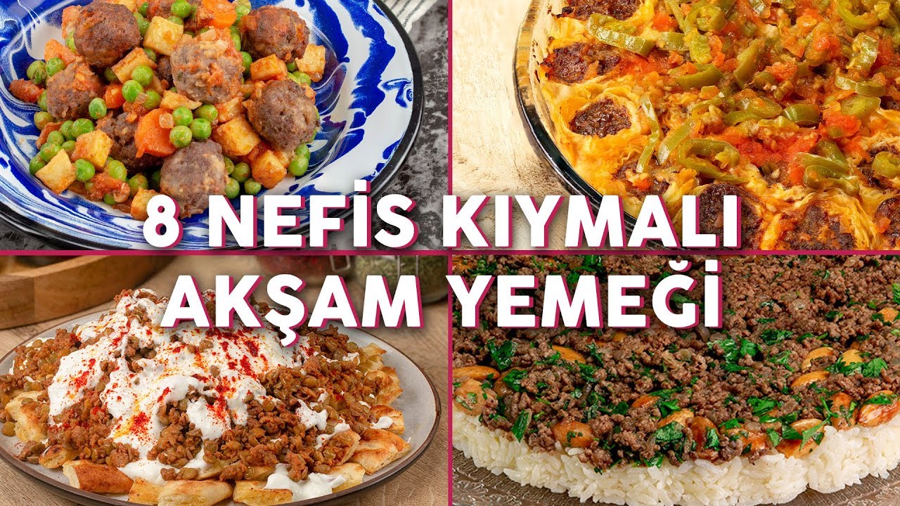 Kıymayı Buzluktan Çıkarttıracak 8 Nefis Kıymalı Akşam Yemeği Tarifi  - Yemek Tarifleri