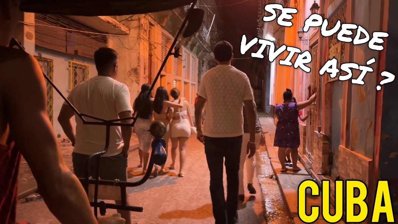 Así es la Cruda Realidad en medio de las calles Oscuras de la Habana