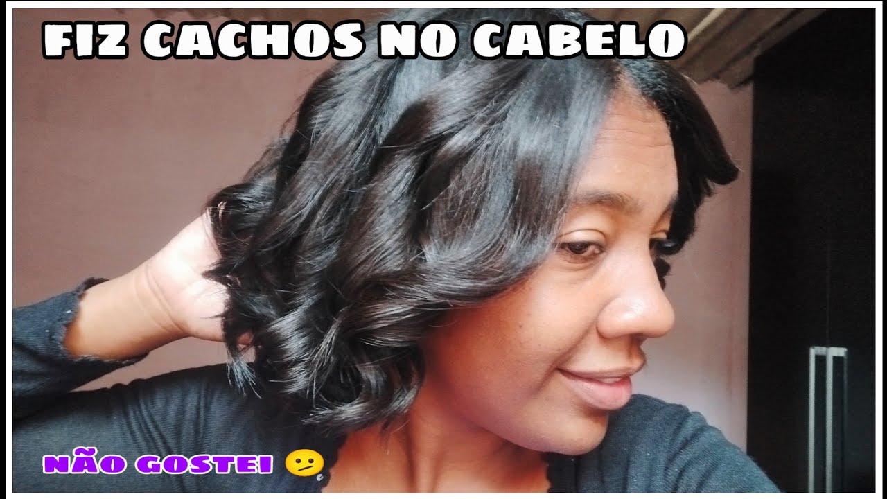 FIZ CACHOS NO CABELO!!