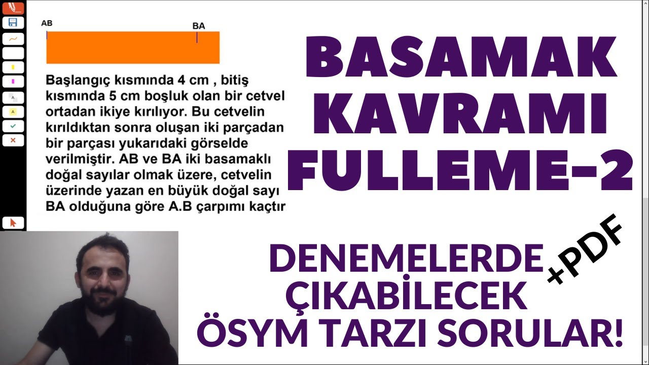BASAMAK KAVRAMI FULLEME SERİSİ 2 DENEMELERDE ÇIKAN ÖSYM TARZI SORULAR TYT DGS KPSS ALES