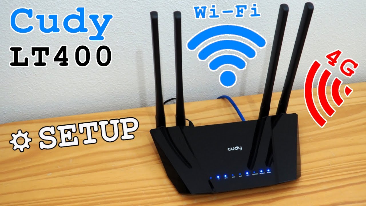 Cudy LT400 4G Router Wi-Fi • Unboxing, installation, configuration and test