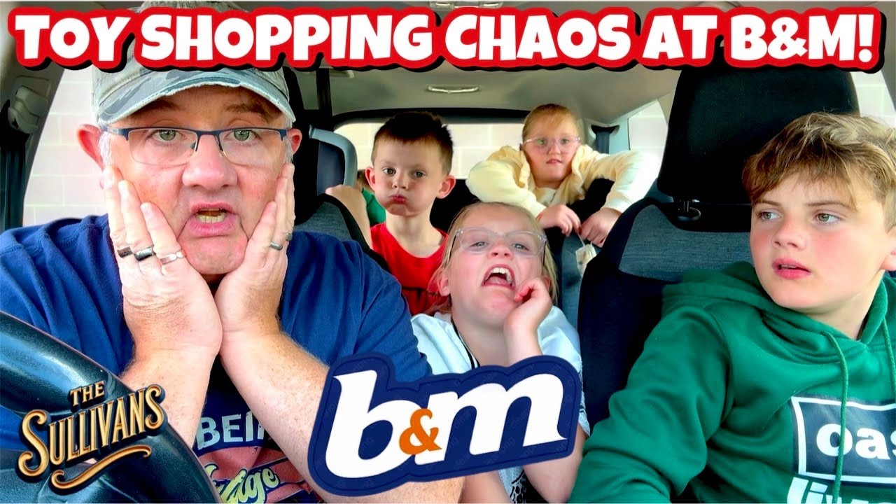 ** Toy Shopping CHAOS at B&M! ** | HILARIOUS Shop With Me & the KIDS!
