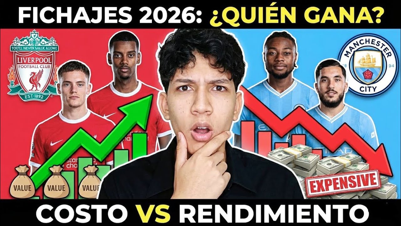 Liverpool vs City: ¿Quién gasta mejor su dinero?