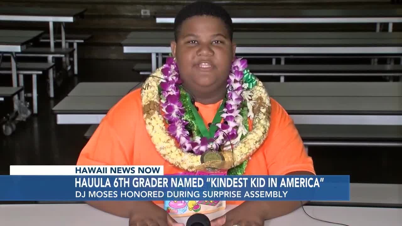 Hawaii sixth grader named Kindest Kid in America