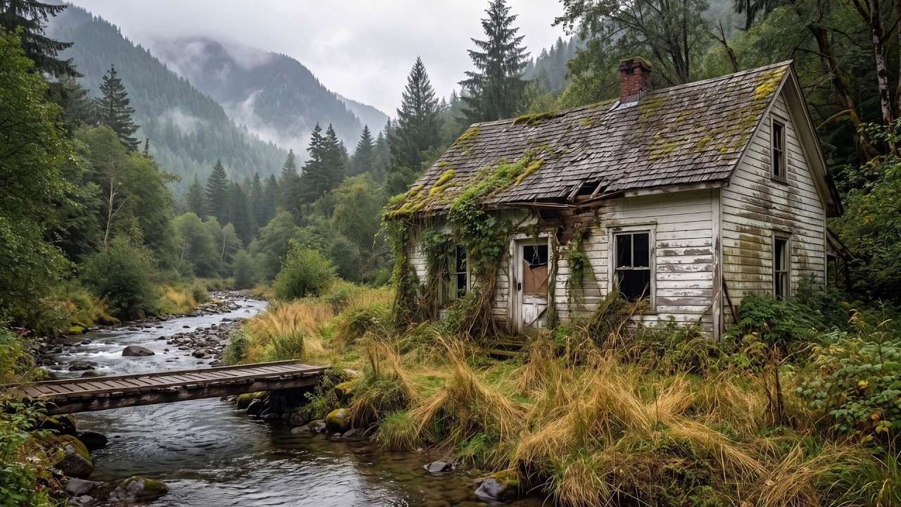 Forgotten Forest Cabin Becomes a Beautiful Countryside Retreat | ASMR House Renovation