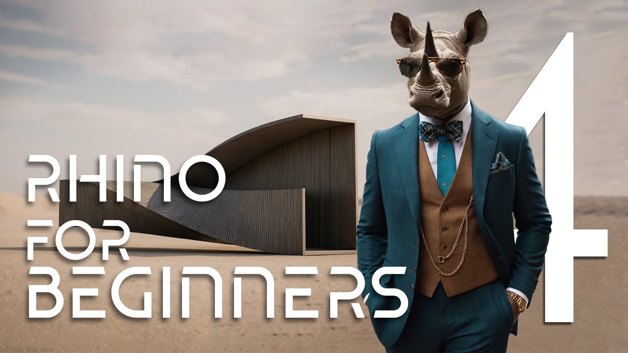 Rhino for Absolute Beginners &mdash; Ep4 | Full 3D Architectural Modeling