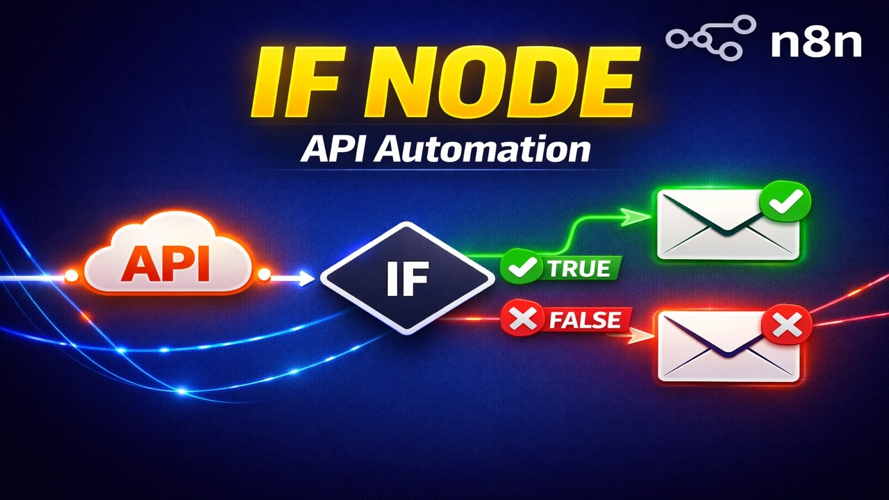 Узел IF в n8n | Учебное пособие по IF + агрегированию