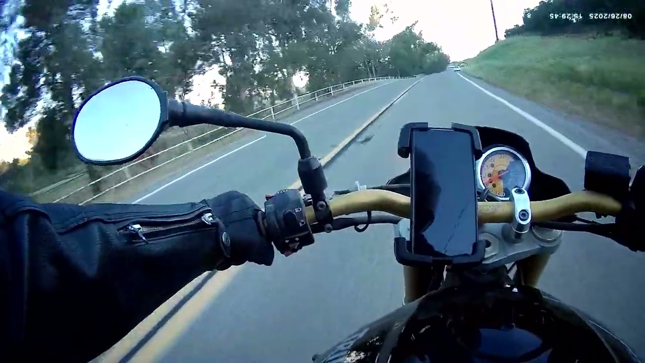 2010 Triumph Street Triple Motorcycle Ride  on Sage Rd