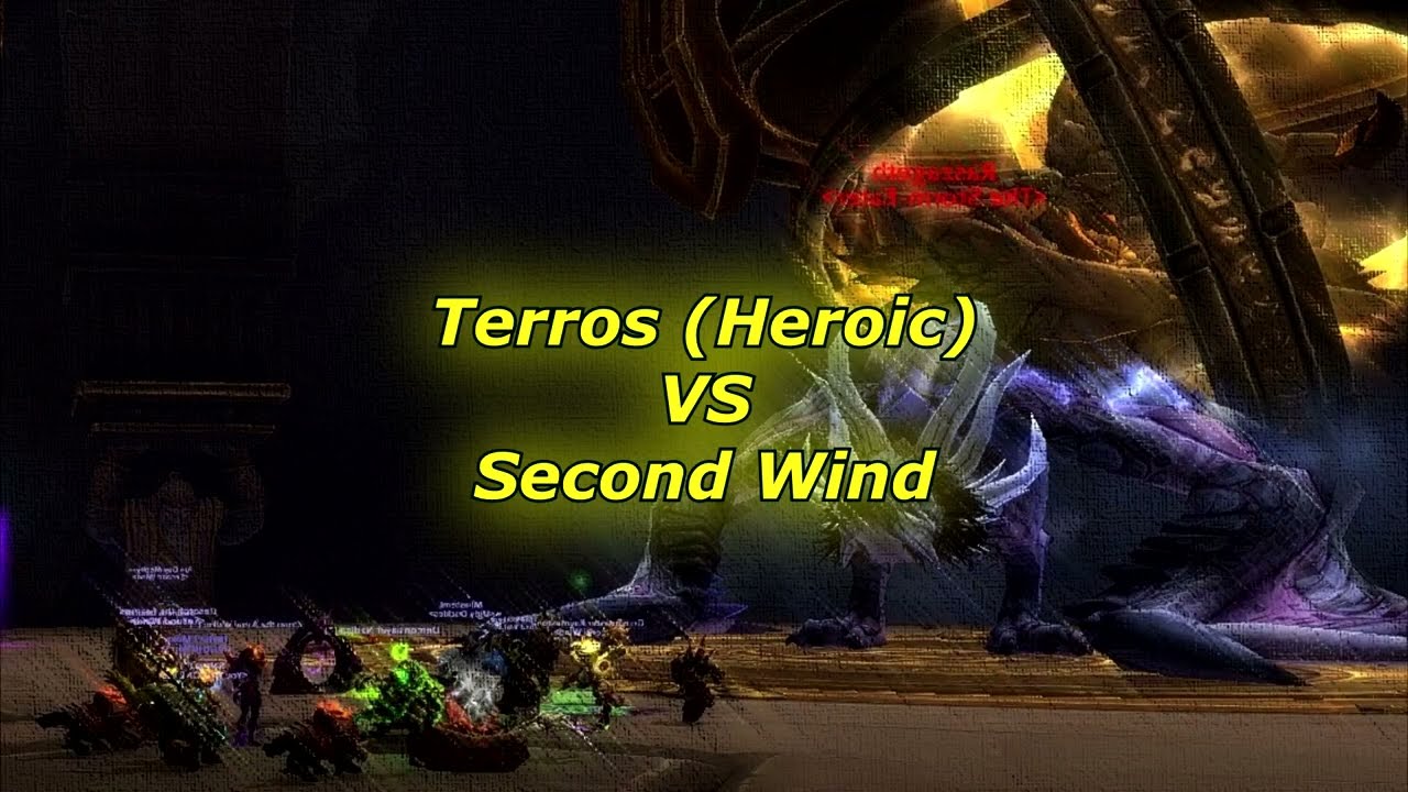 WoW Heroic Terros Blood DK Tank PoV *Second Wind*