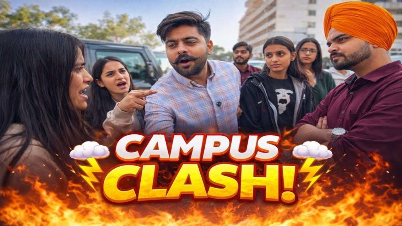 Campus Clash 🙀 | Mohali vs Chandigarh colleges | Viralhood Vlogs | Aakash Rana 