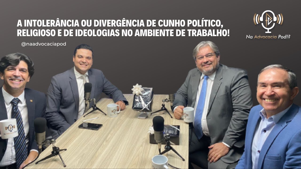 A intoler&acirc;ncia ou diverg&ecirc;ncia de cunho pol&iacute;tico, religioso e de ideologias no ambiente de trabalho!