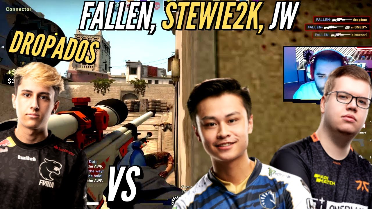 FALLEN, stewie2k, JW vs DROP [FURIA] - FPL CSGO | MIRAGE