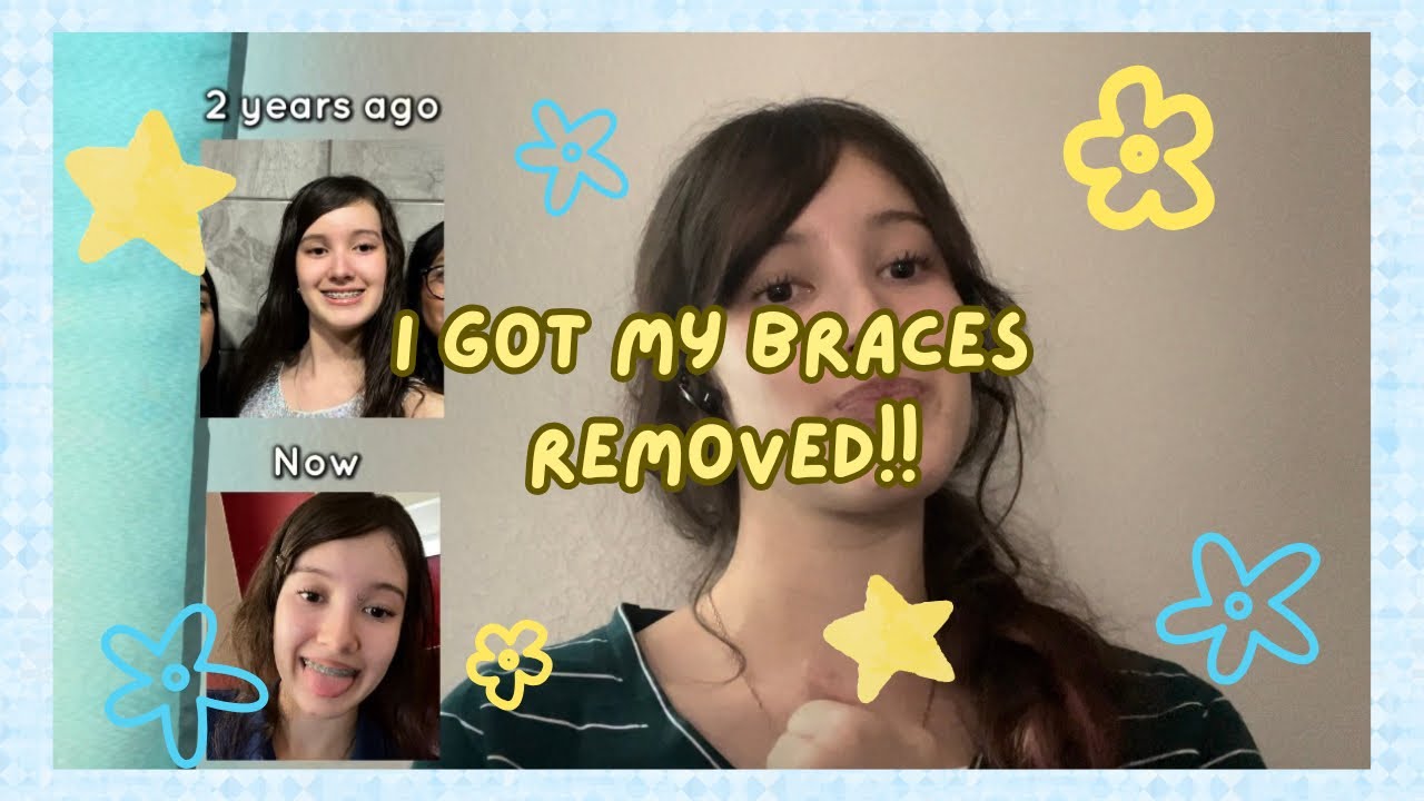 I got my braces off !!!