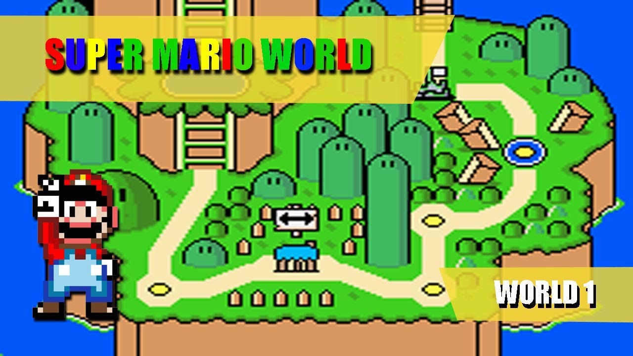 Guía SUPER MARIO WORLD | Mundo 1 (Yoshi´s Island)