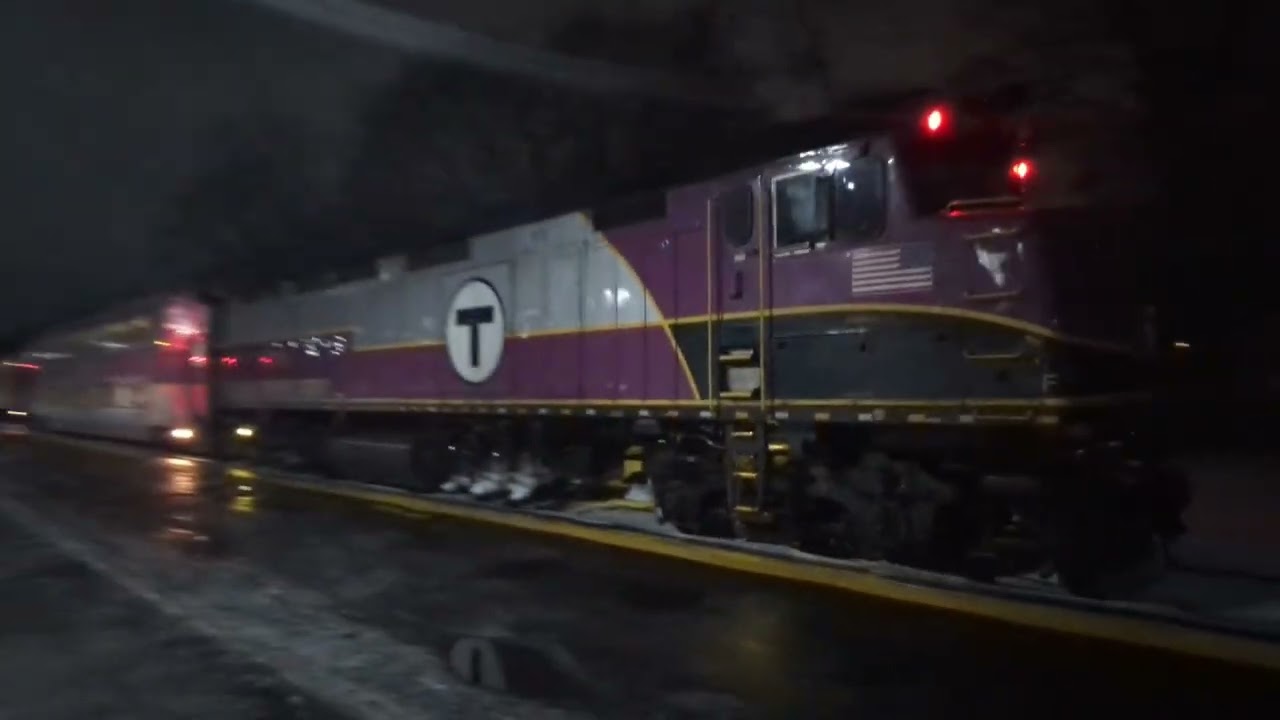 MBTA, Amtrak, and NHN at Ballardvale 2/11/26