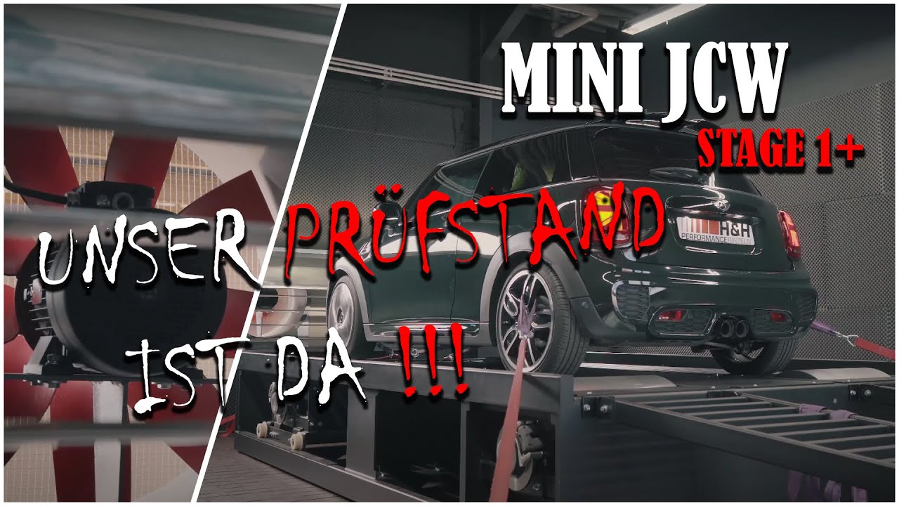 UNSER PRÜFSTAND ist DA | MINI F56 JCW STAGE 1+ | DYNO | LOGS | 100-200