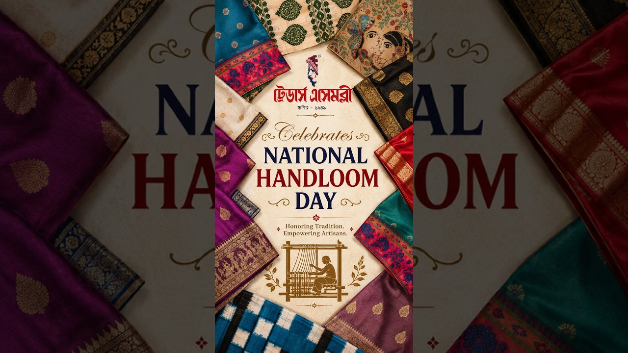 National Handloom Day | জাতীয় হ্যান্ডলুম দিবস | Made In India | Saree Lover | Traders Assembly