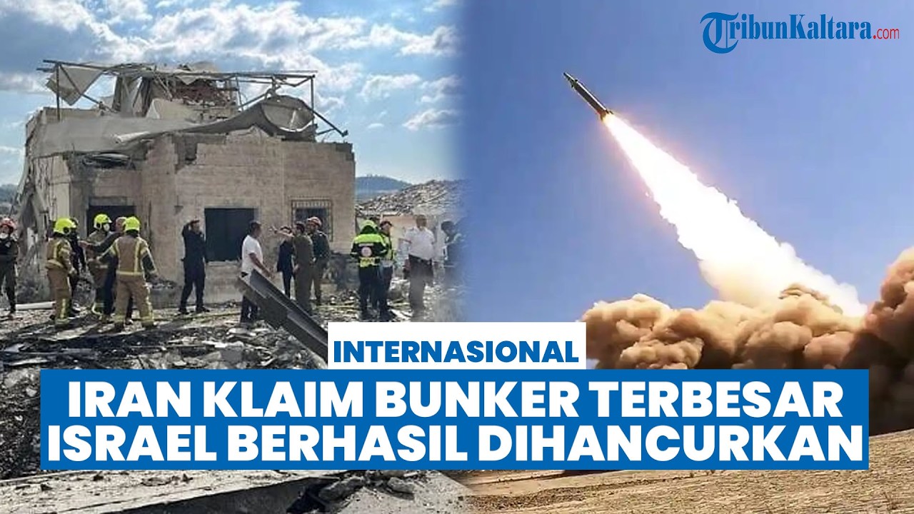 Iran Klaim Berhasil Hancurkan Bunker Terbesar Israel Lewat Serangan Rudal Hipersonik