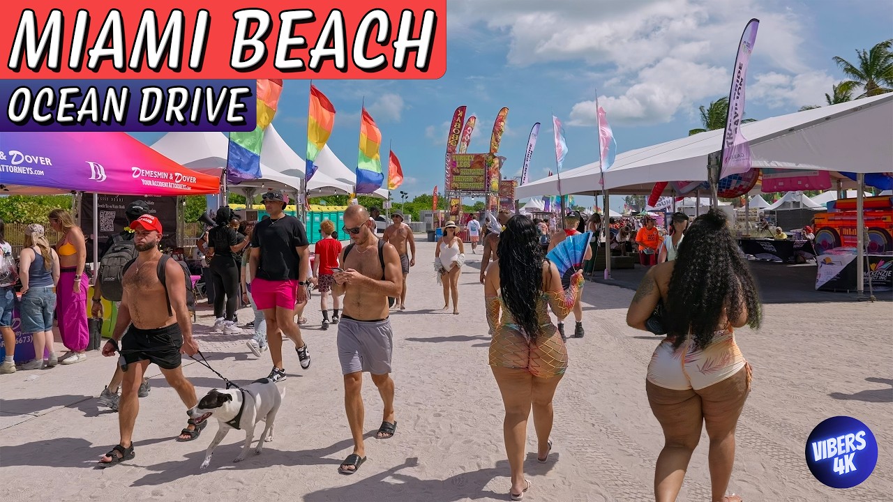 Ocean Drive Miami Beach Florida Walking Tour