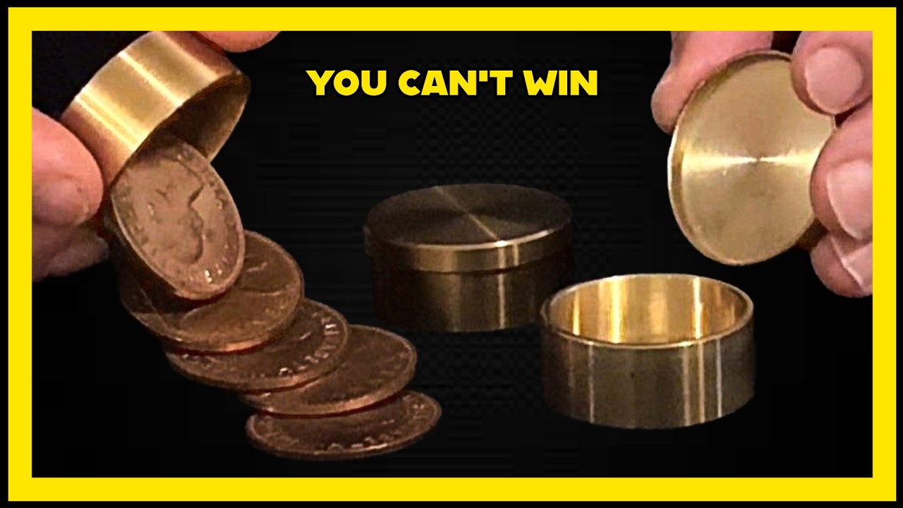 COIN BOX MONTE - Okito Box Coin Magic Trick